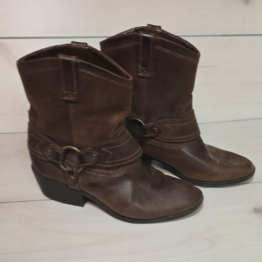 Mossimo Supply Co. Rich Brown Ankle Boots